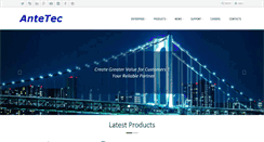 Desktop Screenshot of antetec.com